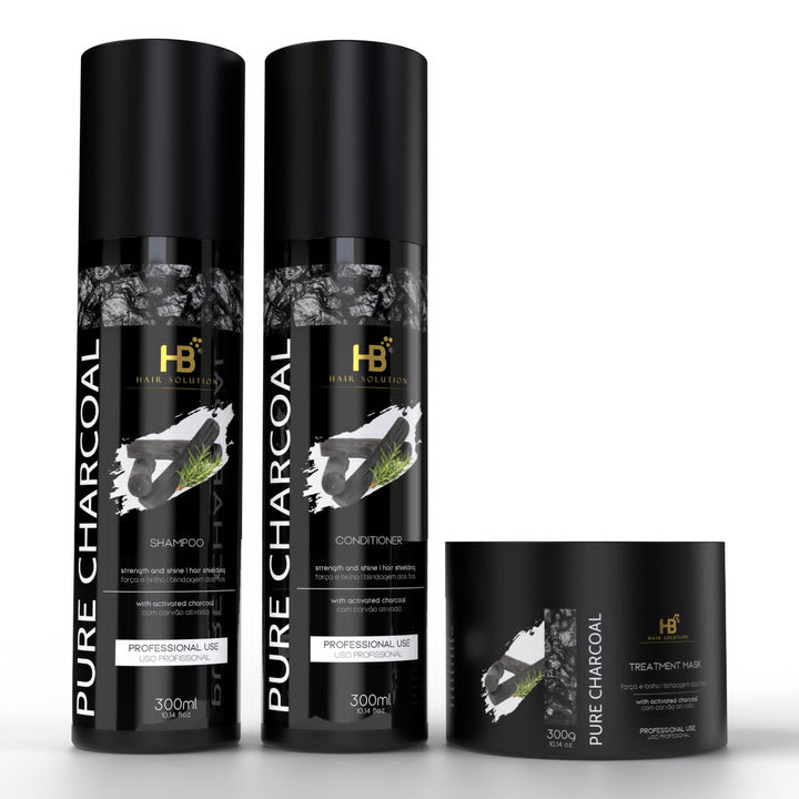 DOKAN HB HAIR SOLUTION Pure Charcoal Anti Frizz Protein 1000 ML HB