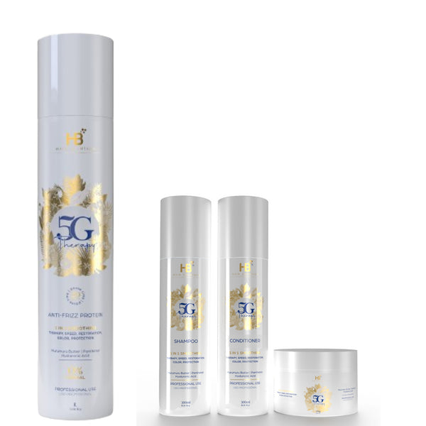 DOKAN HB HAIR SOLUTION 5G Therapy Anti Frizz Protein 5 in 1 Smoothing 1000 ML HB