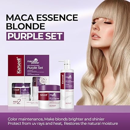 DOKAN KARSEELL Purple Mask and Shampoo for Blonde SET Karseell