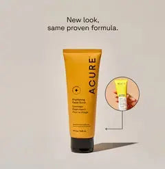 ACURE Brightening Skincare Duo Bundle – Facial Scrub + Body Scrub ACURE JOLIE'S