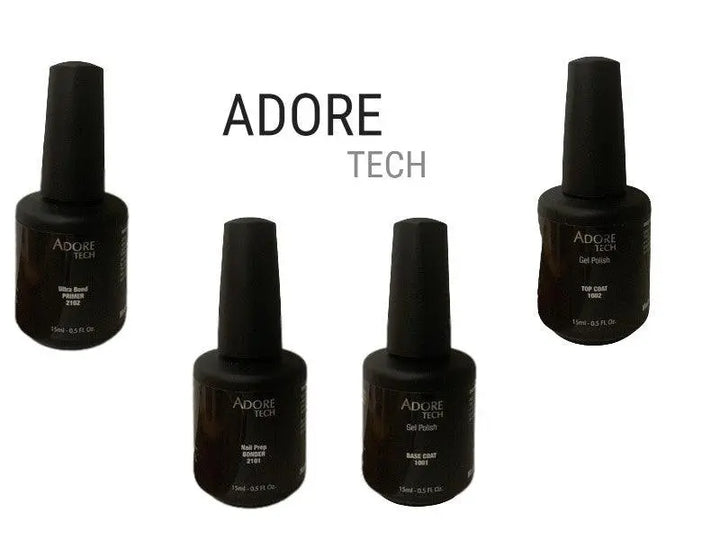 ADORE TECH gel polish Essentials 4 pieces Set - DOKAN