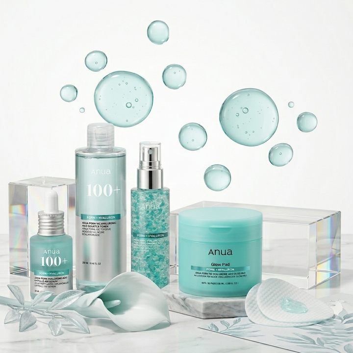 ANUA PDRN + Hyaluron Aqua Glow Ritual Set UAE – DOKAN