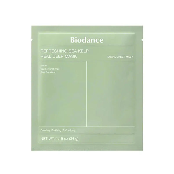 Refreshing Sea Kelp Real Deep Mask - 4 Sheet Masks Biodance JOLIE'S