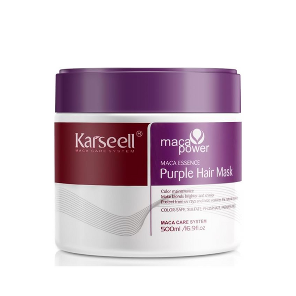 DOKAN KARSEELL Maca Essence Purple Hair Mask for Blonde Hair | Deep Conditioning & Tone Correction Karseell