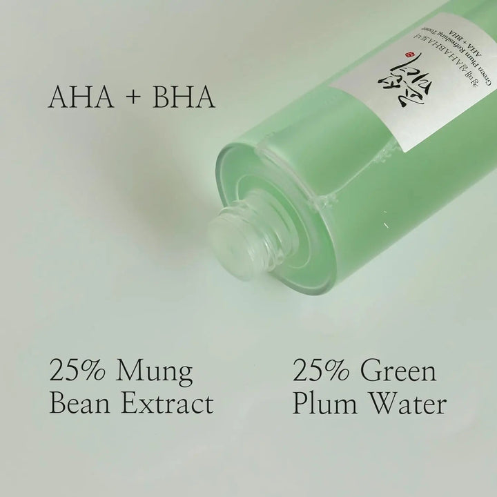 Beauty of Joseon Green Plum Refreshing Toner : AHA + BHA 150 ml - JOLIE'S