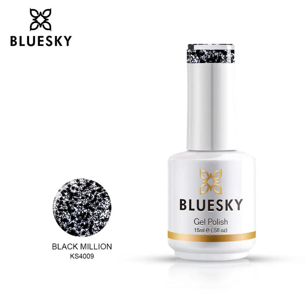 DOKAN Bluesky Gel Polish - BLACK MILLION - KS4009 BLUESKY