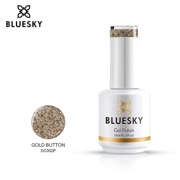 DOKAN Bluesky Gel Polish - GOLD BUTTON - DC002 BLUESKY