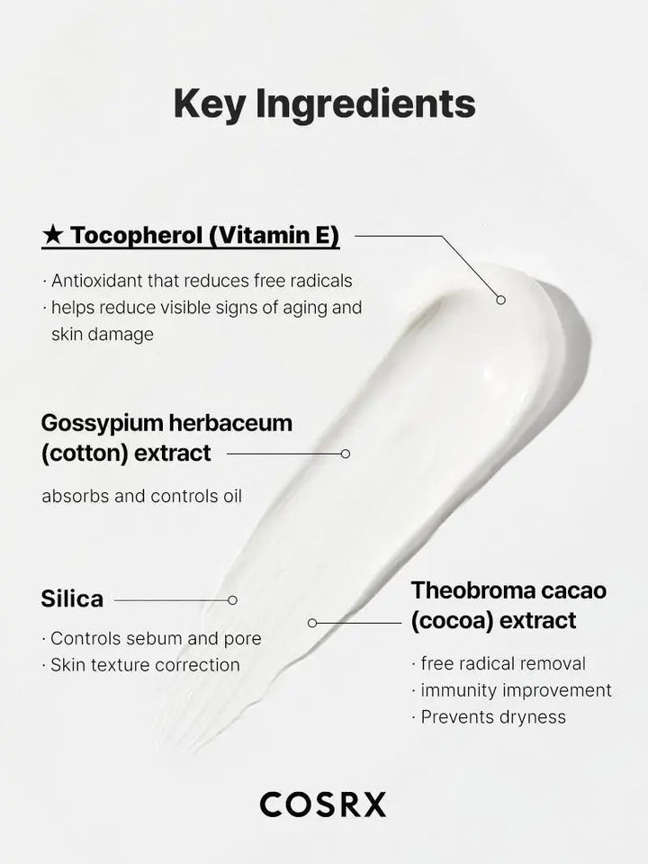 DOKAN COSRX Vitamin E Vitalizing Sunscreen SPF 50+ COSRX