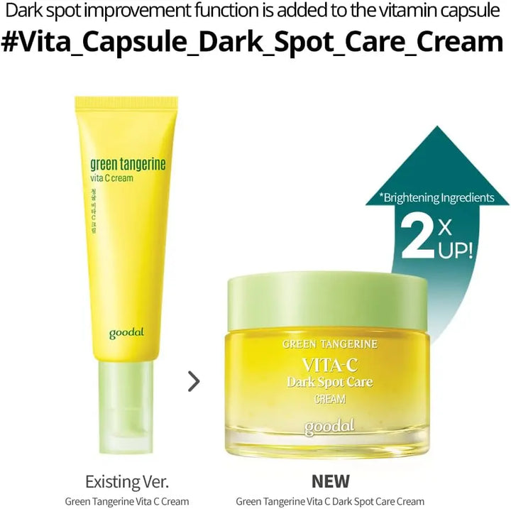 DOKAN GOODAL Green Tangerine Vita C Dark Spot Care Cream 50 ML GOODAL