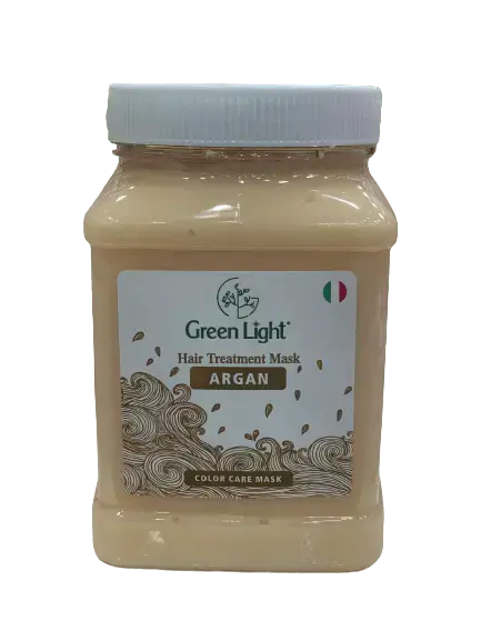 GREEN LIGHT Hair Treatment Mask ARGAN Color Care Mask 2000 ML - DOKAN