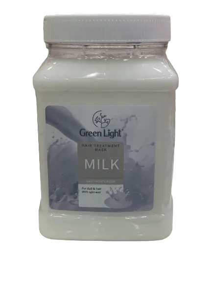 GREEN LIGHT Hair Treatment Mask MILK for dull and hair with split end 2000 ML - DOKAN