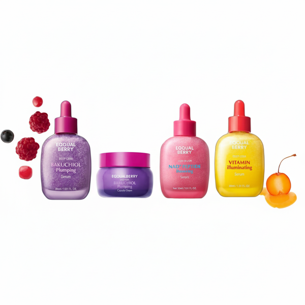 EQQUALBERRY 4 Step Glow Set