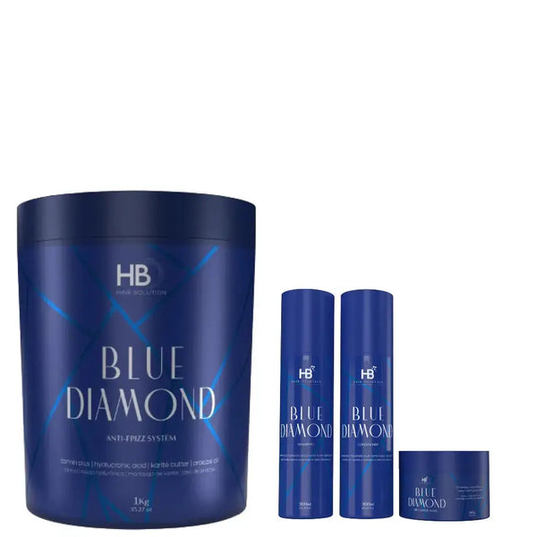 DOKAN HB HAIR SOLUTION Blue Diamond Anti Frizz Protein System HB