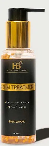 HB HAIR SOLUTION Gold Caviar & Argan Oil Hair Care Kit 5 pcs - DOKAN