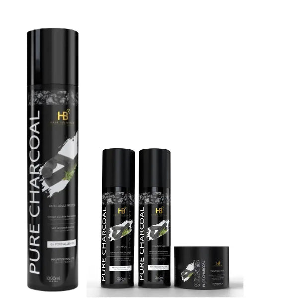 DOKAN HB HAIR SOLUTION Pure Charcoal Anti Frizz Protein System HB