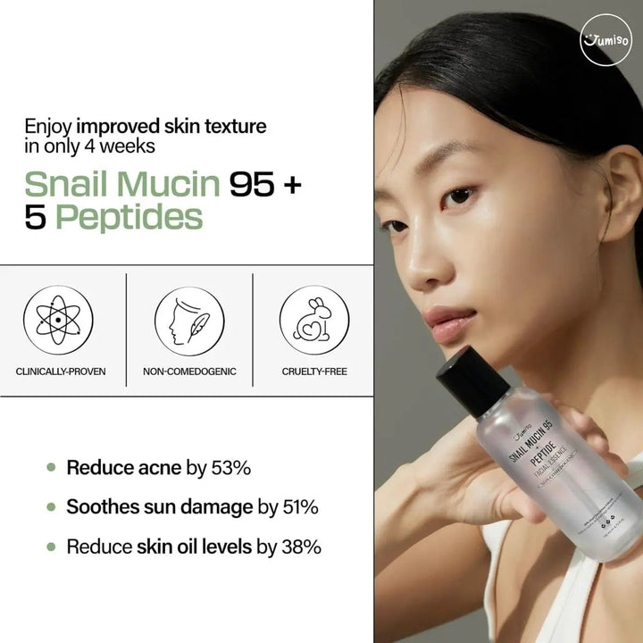 Jumiso Snail Mucin 95 + Peptide Facial Essence 50ml Jumiso JOLIE'S