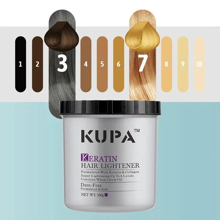 KUPA Keratin Hair Lightener Bleach Powder 500 ML - DOKAN