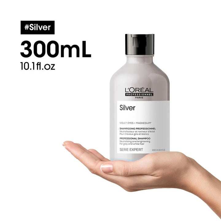 DOKAN L'OREAL PROFESSIONNEL Silver Shampoo, for grey, white or light blonde hair L'OREAL PROFESSIONNEL