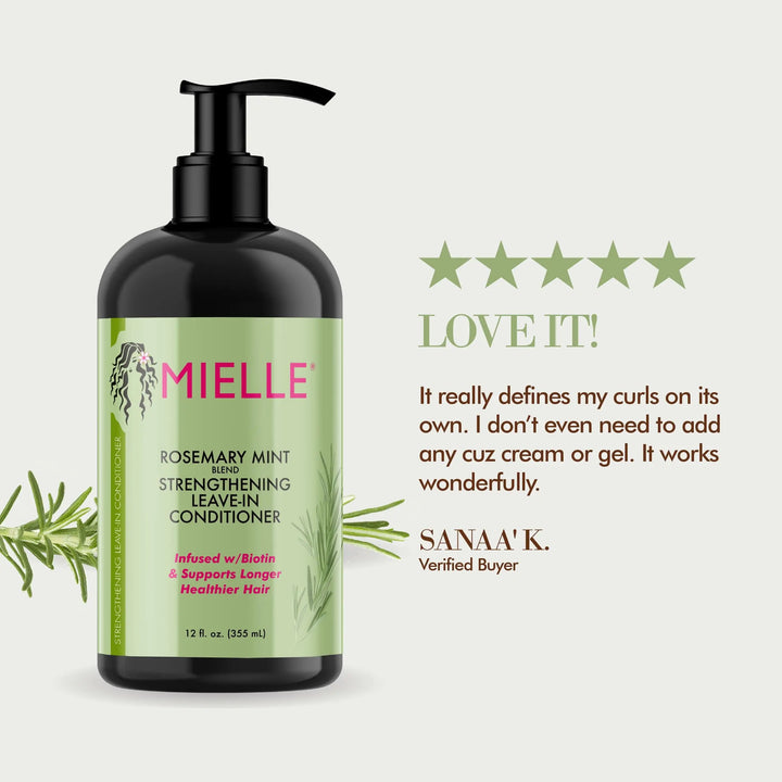 DOKAN MIELLE Rosemary Mint Strengthening Leave-In Conditioner 355 ml MIELLE