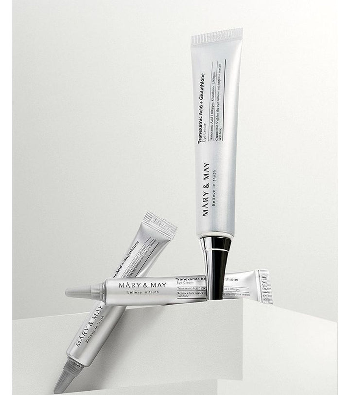 Mary & May Tranexamic Acid+ Glutathione Eye Cream  30ml + FREE 2pc mini Eye Cream Mary & May