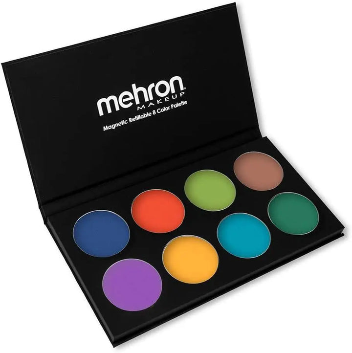 Mehron Intense Pro Pressed Pigments Wind Palette 8 Shades 24 gm - DOKAN