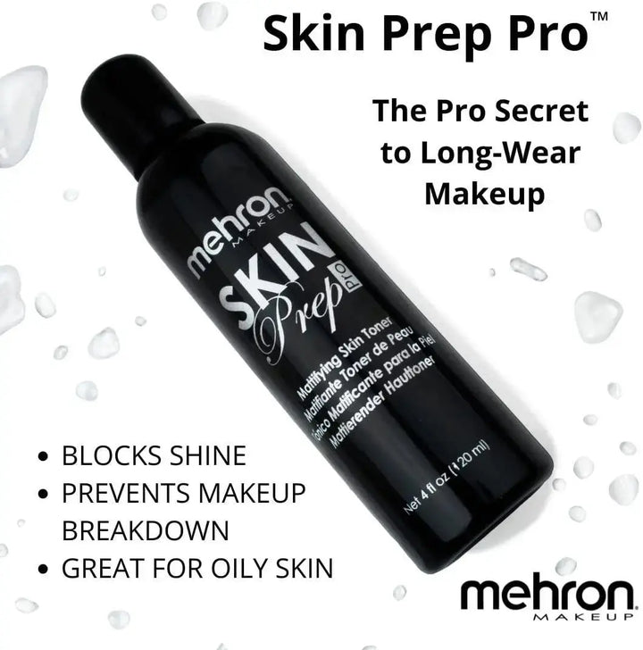 Mehron Makeup Skin Prep Pro Mattifying Skin Toner Long Lasting Spray 120 ML - DOKAN