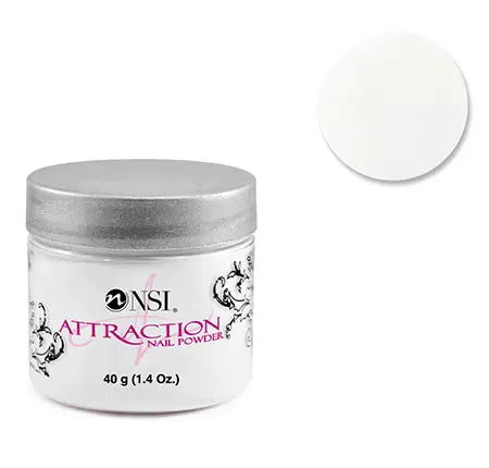 NSI Attraction Acrylic Nail Powder Radiant White - DOKAN