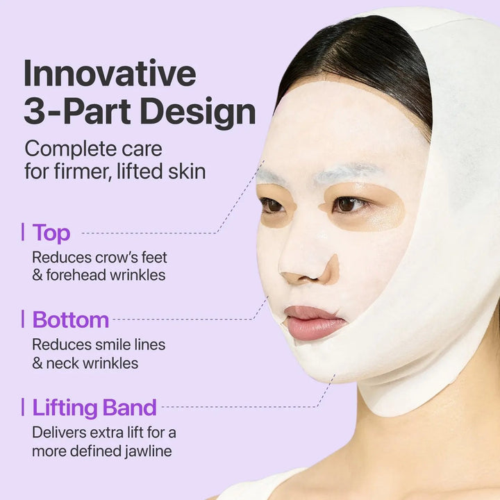 NUMBUZIN No.9 NAD+ BIO Lifting-sil Full Face Mask (4 Sheets + Lifting Band) numbuzin JOLIE'S