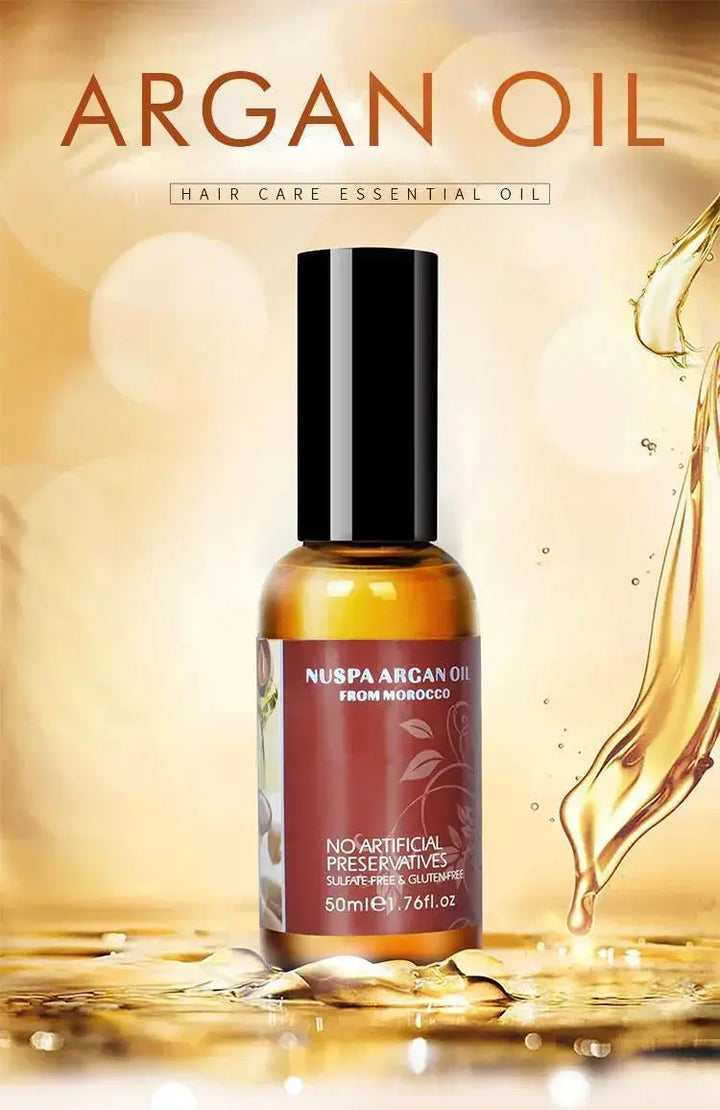 NUSPA Argan Oil Hair Oil Serum Hair Treatment - DOKAN