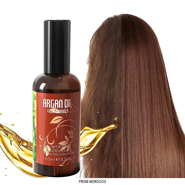 NUSPA Argan Oil Hair Oil Serum Hair Treatment - DOKAN