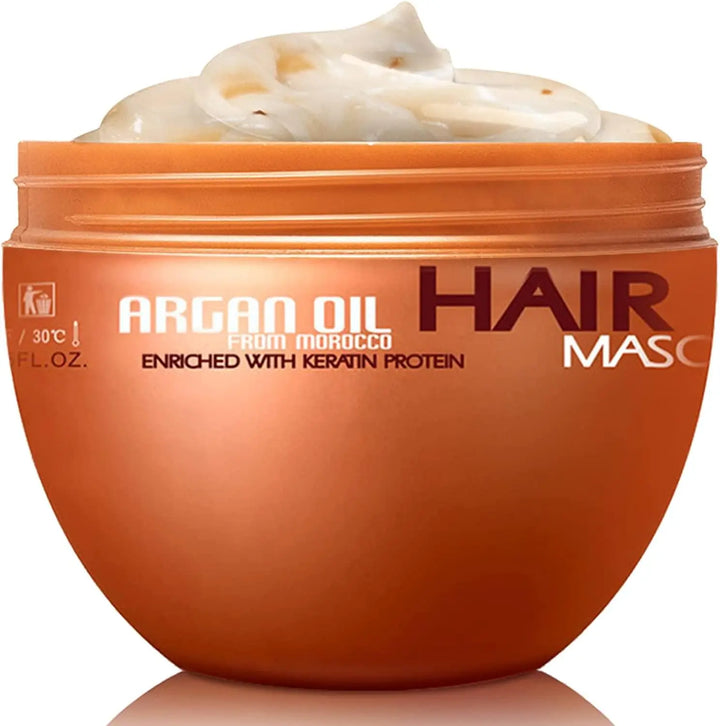 Nuspa Argan Oil Hair Mask Deep Conditioner Sulfate Free 250 ML - DOKAN