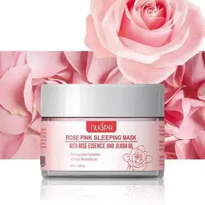 Nuspa Rose Pink Sleeping Mask Cream 120 ML - DOKAN