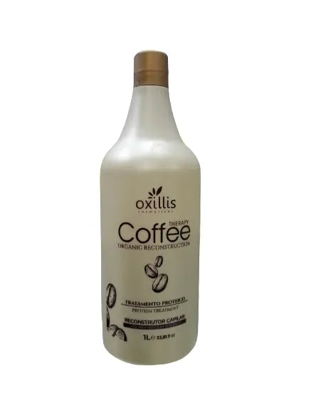 OXILLIS Coffee Therapy Brazilian Protein Hair Straightener 1000 ML - DOKAN