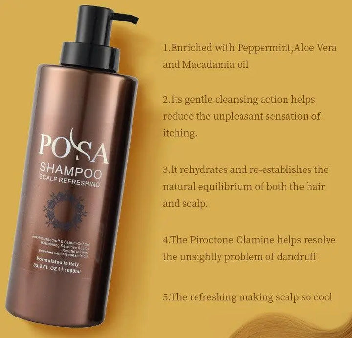 POSA Scalp Refreshing Shampoo 1000 ML - DOKAN