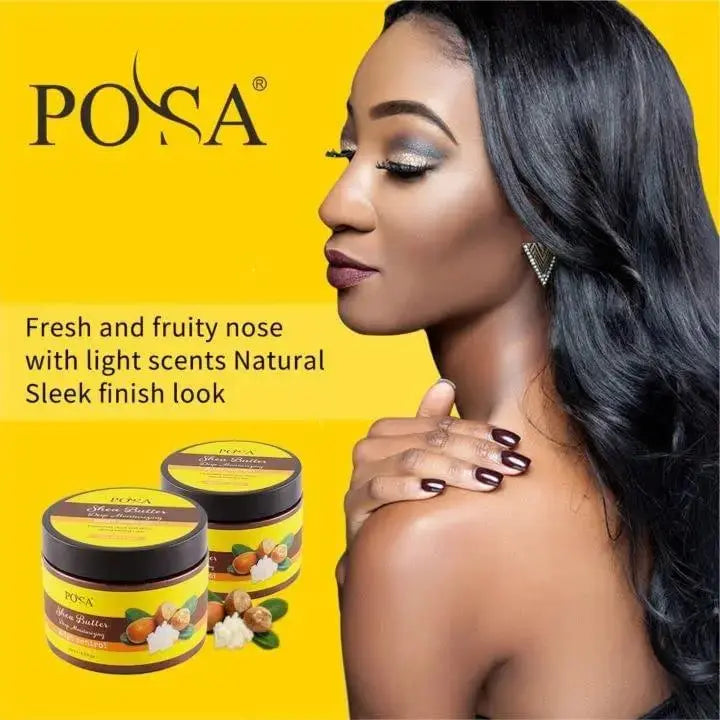 POSA Instant Control Edge Control,Hair Wax, 48 hours Lasting Natural Tea Tree Oil Deep Moisturizing EdgeTamer, Shine Smooth Hair Styling Gel with Shea Butter,Jojoba Oil 120 ML - DOKAN