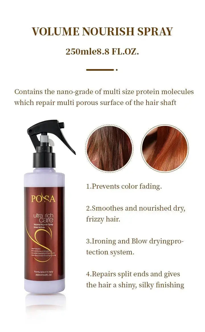 POSA Ultra Rich Care with Heat Protector 250 ML - DOKAN