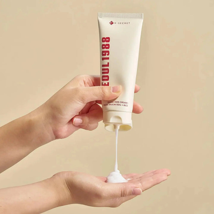 KSECRET SEOUL 1988 Cream: Snail Mucin 93% + Rice (100ml) KSECRET SEOUL 1988 JOLIE'S