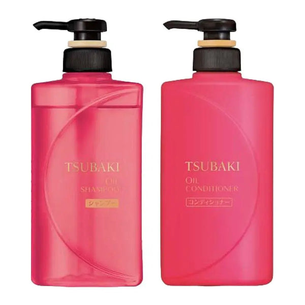 DOKAN Shiseido Tsubaki Oil Shampoo And Conditioner Pump Pair 490 ML Shiseido Tsubaki