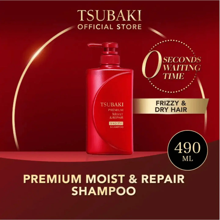 DOKAN Shiseido Tsubaki Premium Moist & Repair Shampoo & Conditioner 490 ML Shiseido Tsubaki