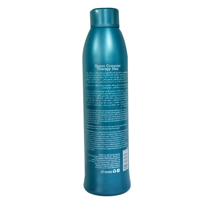 Abpnatural Cosmetics Blue Mar Ocean Compose Therapy Protein For Colored Hair Protection 1000ML - DOKAN
