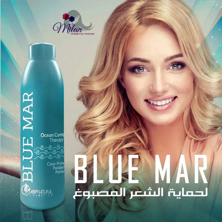Abpnatural Cosmetics Blue Mar Ocean Compose Therapy Protein For Colored Hair Protection 1000ML - DOKAN