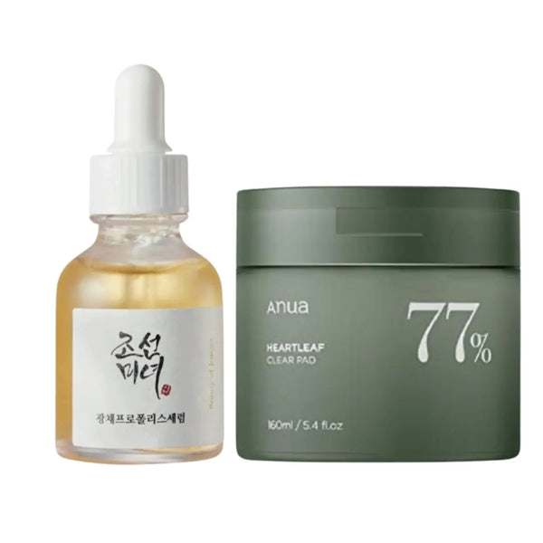 DOKAN ANUA Heartleaf 77 Clear Pad & BEAUTY OF JOSEON serum Set anua and Beauty of joseon