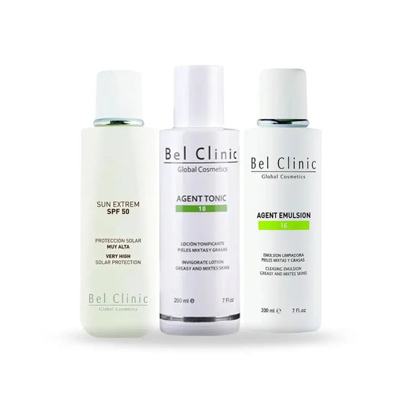 Bel Clinic Skincare Set Effective Protection and Cleansing for Combination and Oily Skin JOLIE'S JOLIE'S