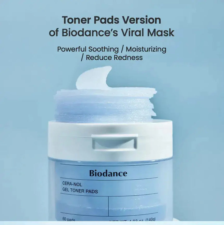 BIODANCE Cera-nol Gel Toner Pads ( 60 pads ) Medicube JOLIE'S