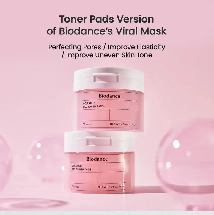 BIODANCE Collagen Gel Toner Pads  ( 60 Pads ) Medicube JOLIE'S