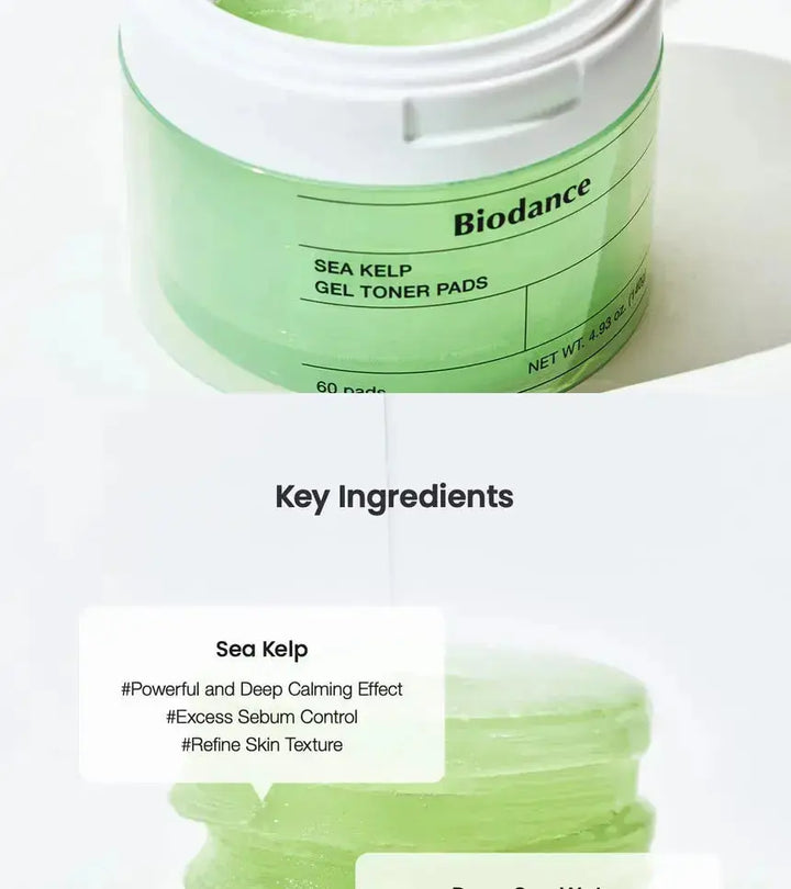 BIODANCE Sea Kelp Gel Toner Pads ( 60 pads ) Medicube JOLIE'S