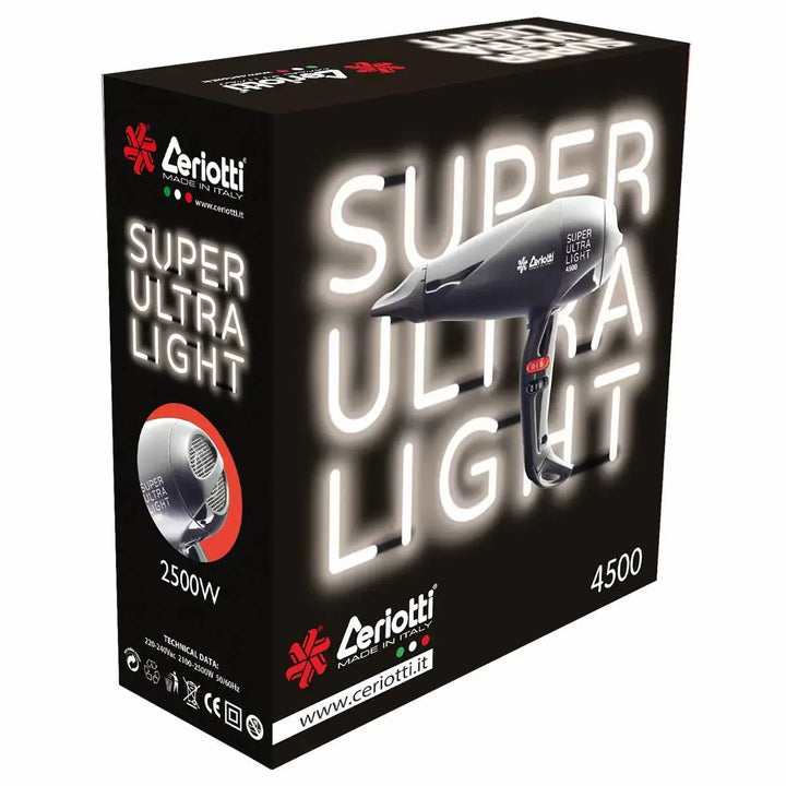 CERIOTTI Super Ultra Light 4500 Hair Dryer - DOKAN