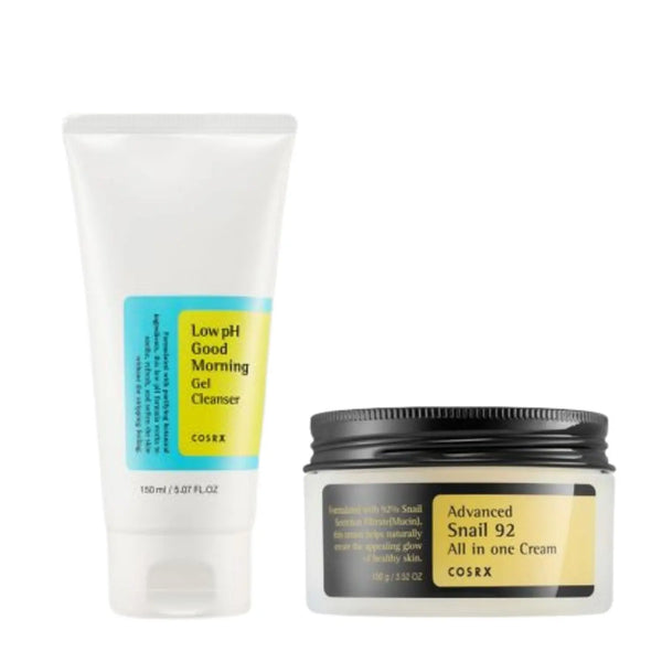 DOKAN COSRX Low pH Good Morning Gel Cleanser +Advanced Snail 92 All in one Cream 250ml COSRX