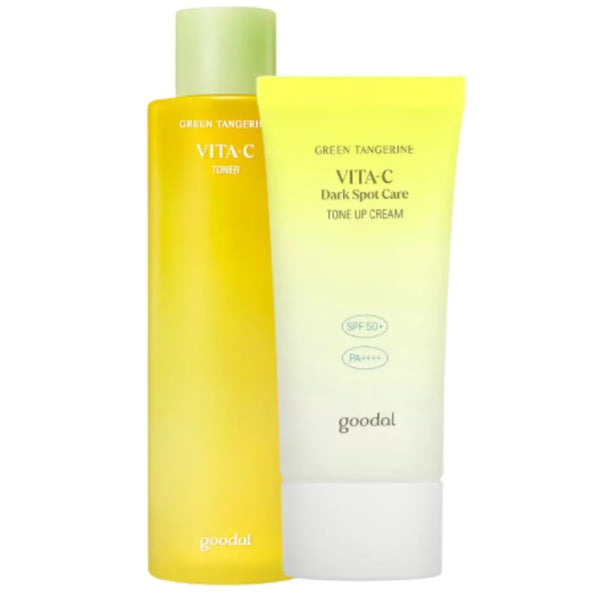 DOKAN GOODAL Green Tangerine Vita C Toner and CREAM Goodal