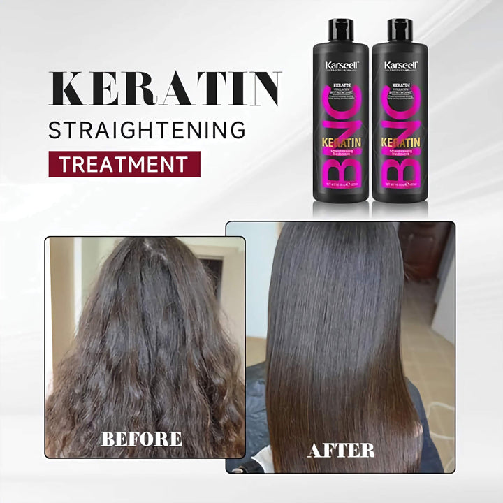 DOKAN KARSEELL Brazilian Keratin Treatment Complex Blowout Collagen BIotin Organic Hair Straightening Conditioner 500 ml KARSEELL